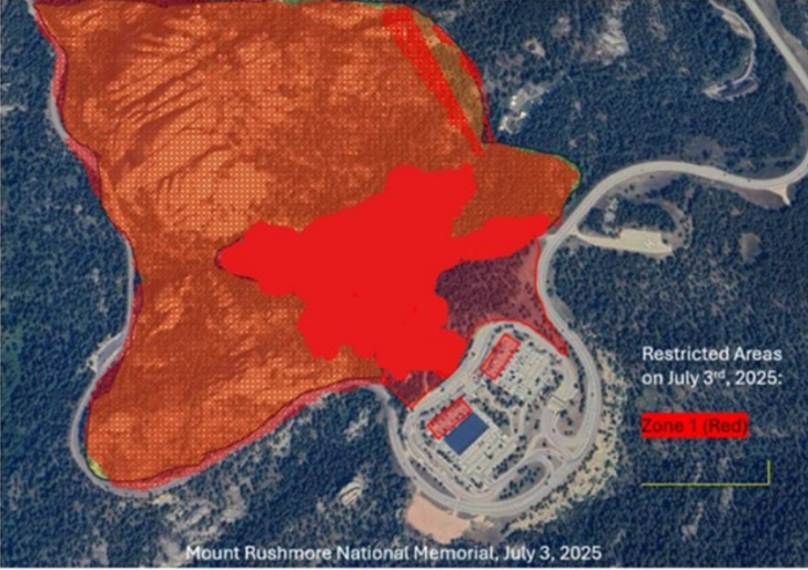 Map of restrictions